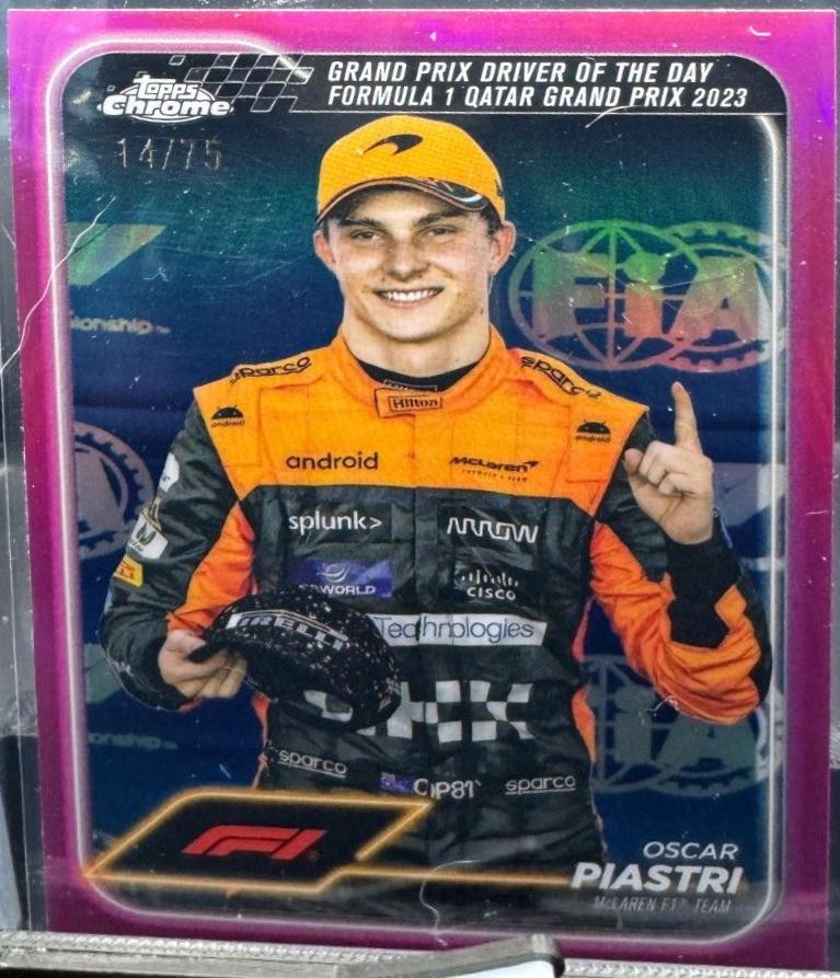 Oscar Piastri [Pink Refractor] #175