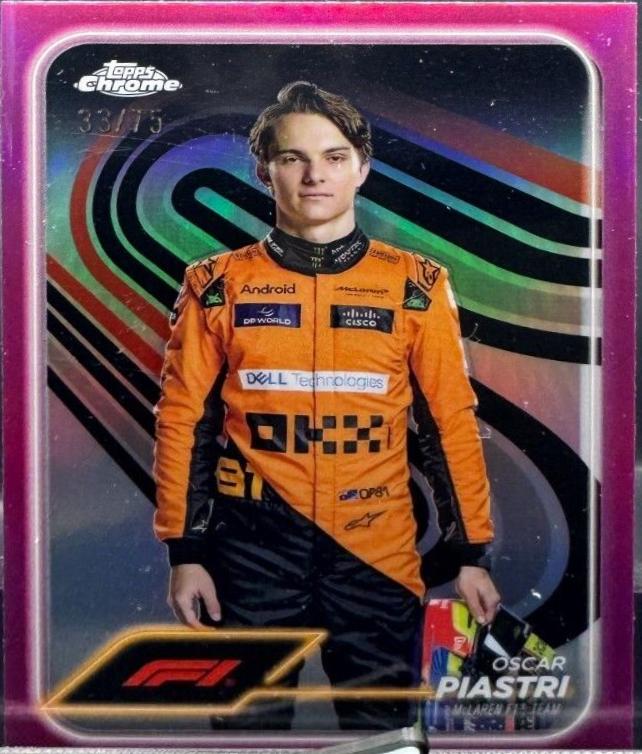 Oscar Piastri [Pink Refractor] #8