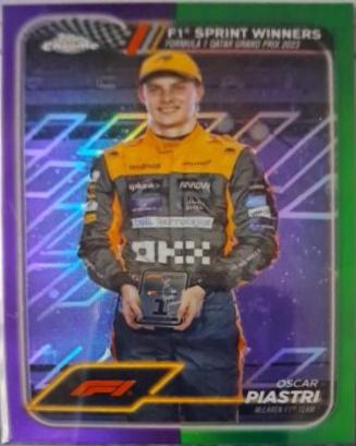 Oscar Piastri [Purple Green Refractor] #151