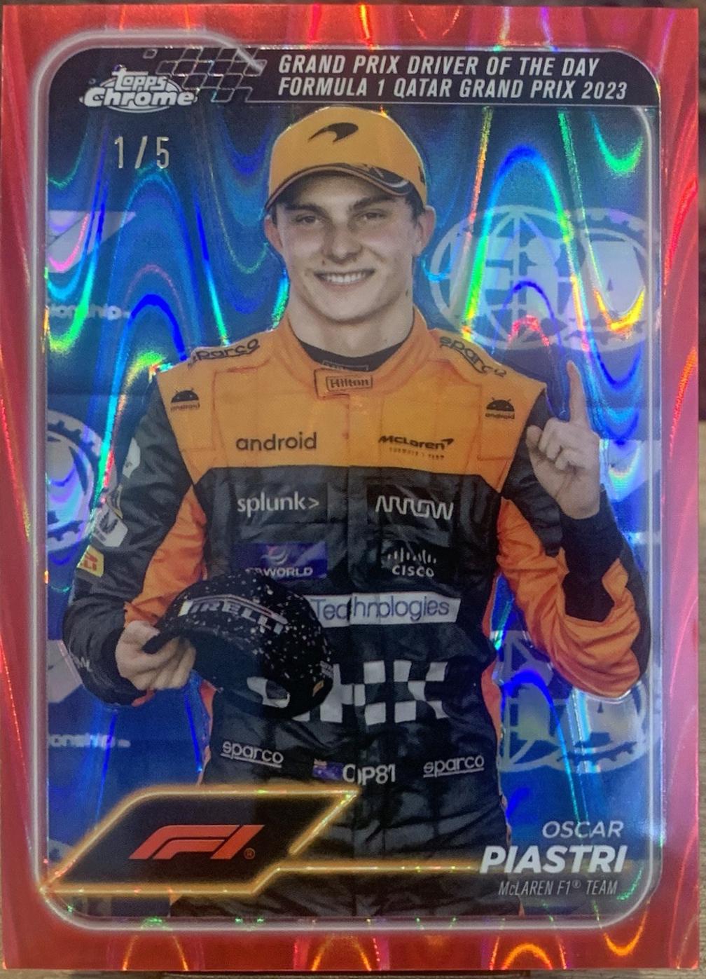 Oscar Piastri [Red RayWave Refractor] #175