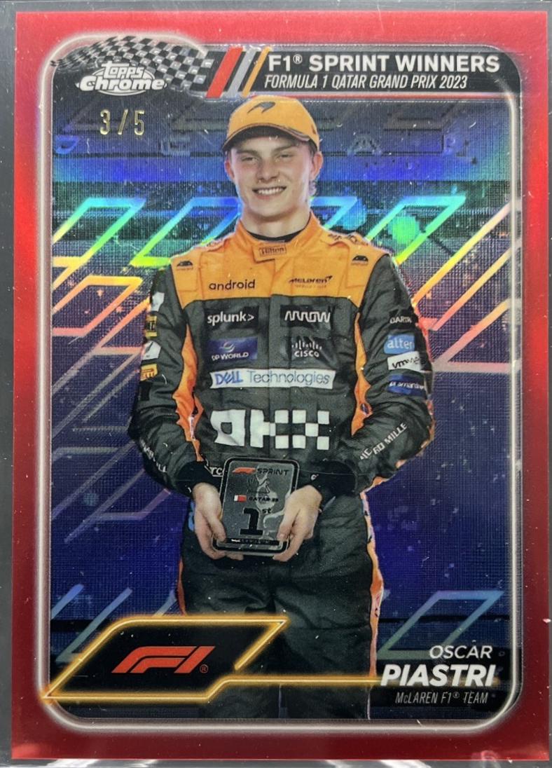 Oscar Piastri [Red Refractor] #151