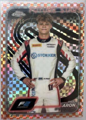 Paul Aron [Checker Flag Orange Refractor] #31