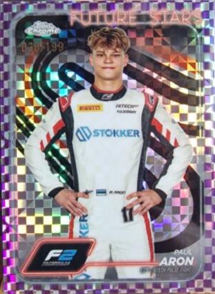 Paul Aron [Checker Flag Purple Refractor] #31
