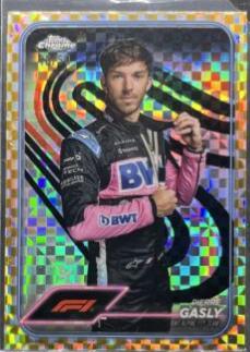 Pierre Gasly [Checker Flag Gold Refractor] #10