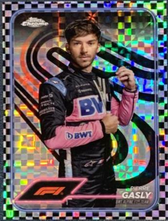 Pierre Gasly [Checker Flag Refractor] #10