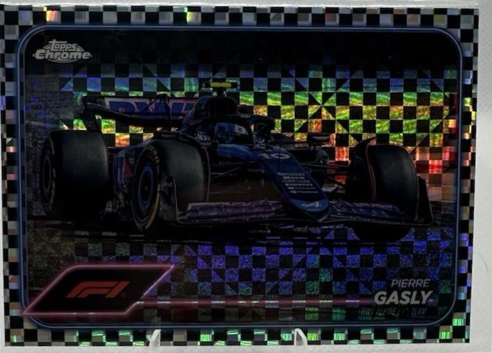 Pierre Gasly [Checker Flag Refractor] #82