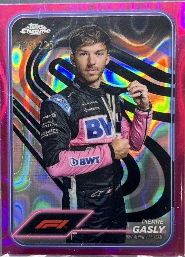 Pierre Gasly [Fuchsia Lava Refractor] #10