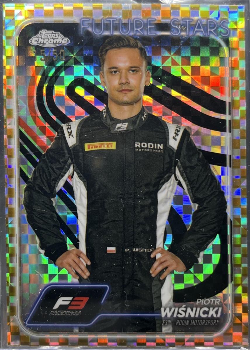 Piotr Wiśnicki [Checker Flag Gold Refractor] #72