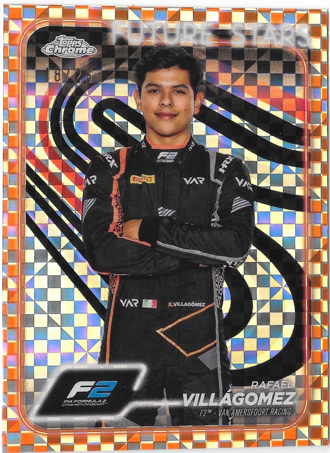 Rafael Villagomez [Checker Flag Orange Refractor] #40