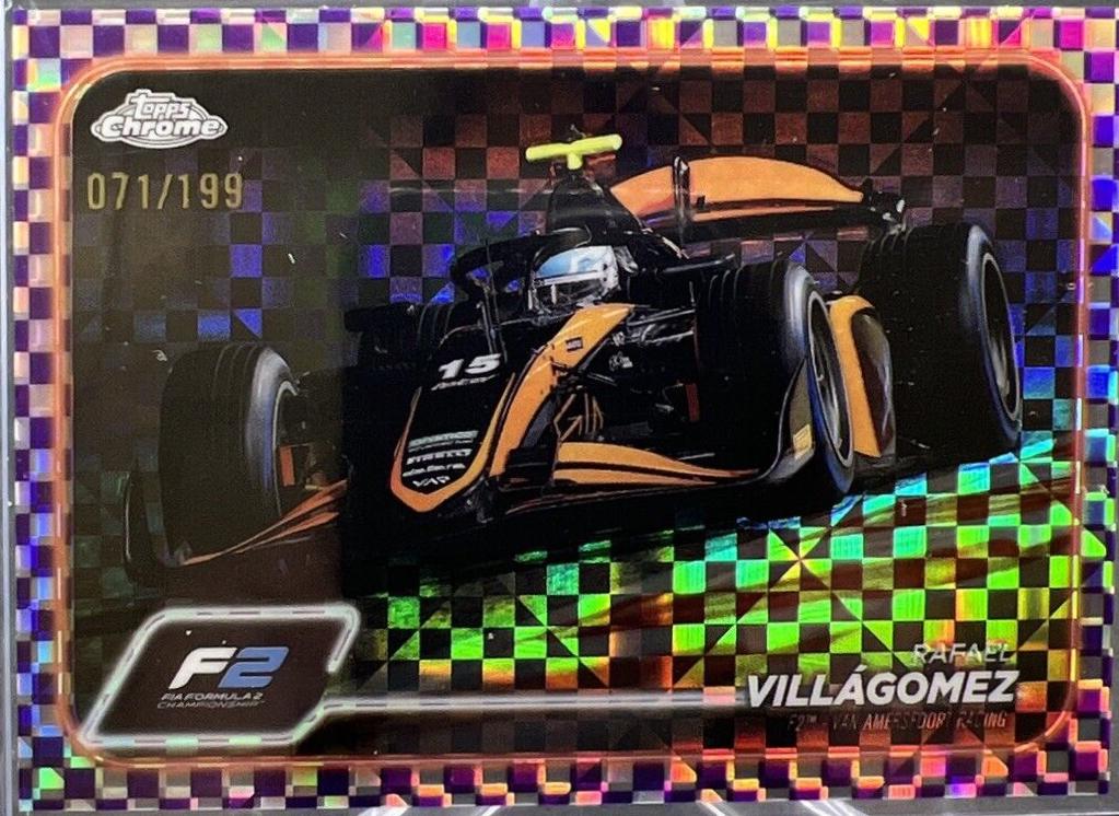 Rafael Villagomez [Checker Flag Purple Refractor] #112