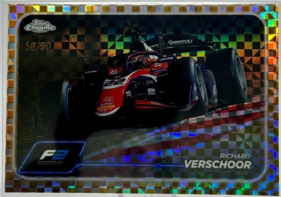 Richard Verschoor [Checker Flag Gold Refractor] #109