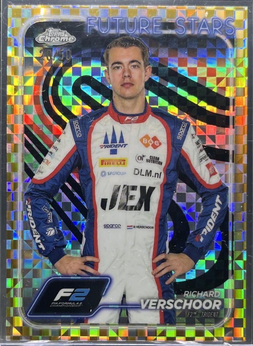 Richard Verschoor [Checker Flag Gold Refractor] #37