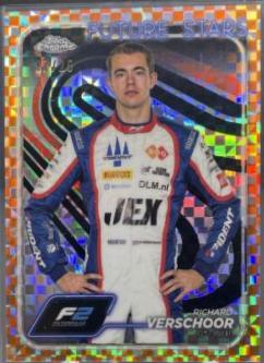 Richard Verschoor [Checker Flag Orange Refractor] #37