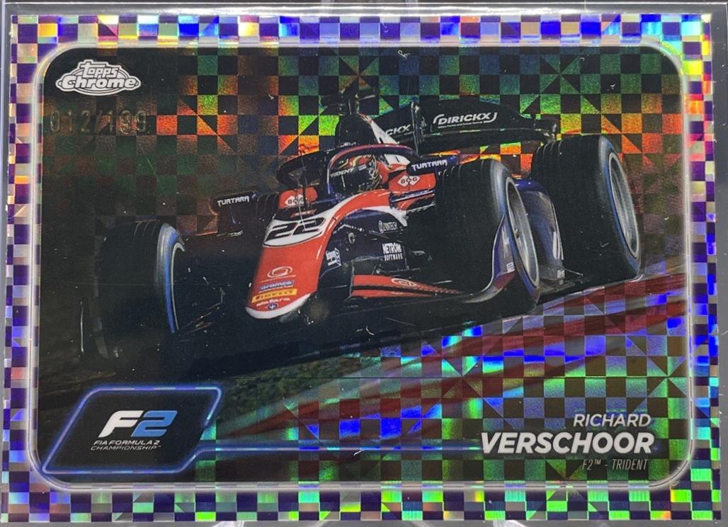 Richard Verschoor [Checker Flag Purple Refractor] #109