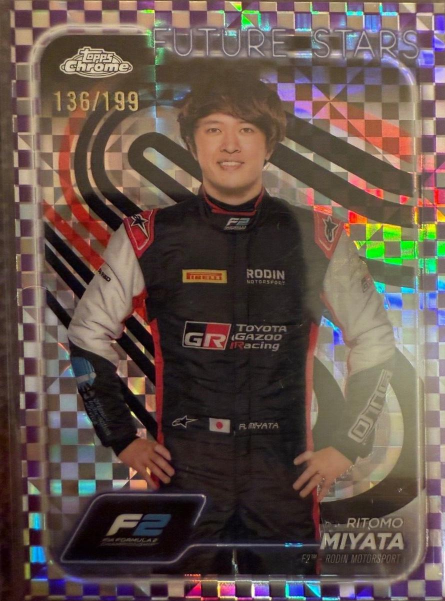 Ritomo Miyata [Checker Flag Purple Refractor] #26