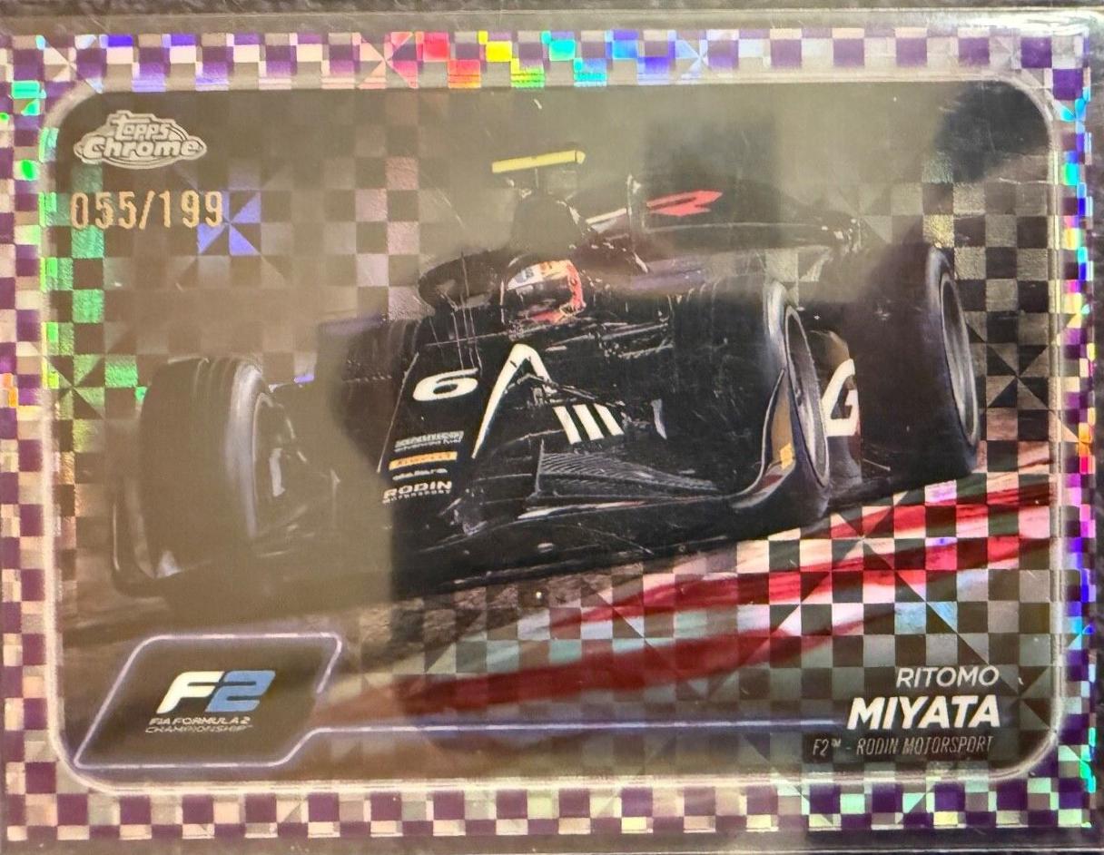 Ritomo Miyata [Checker Flag Purple Refractor] #98
