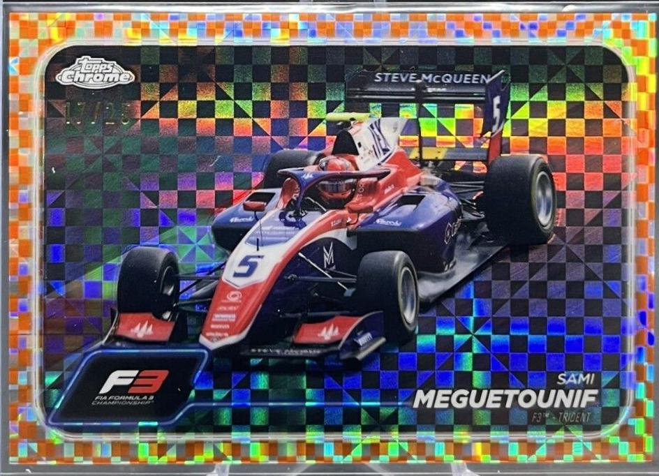 Sami Meguetounif [Checker Flag Orange Refractor] #119