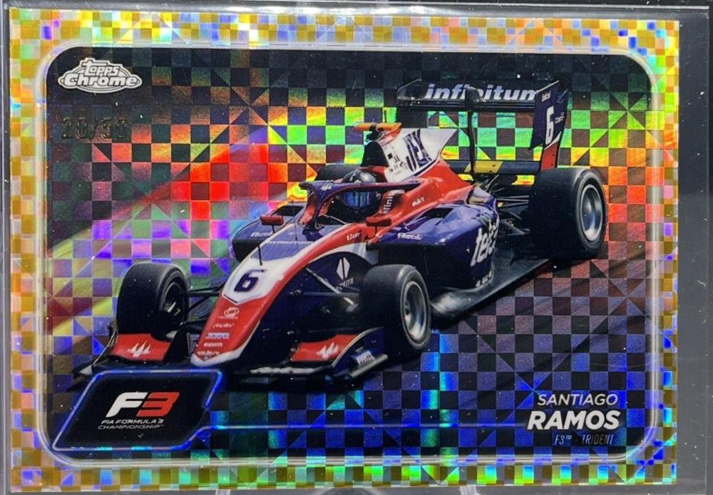 Santiago Ramos [Checker Flag Gold Refractor] #120