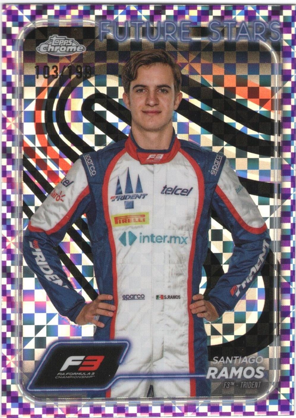 Santiago Ramos [Checker Flag Purple Refractor] #48