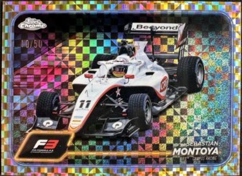 Sebastian Montoya [Checker Flag Gold Refractor] #125