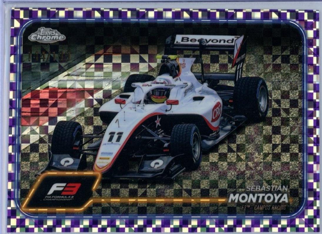 Sebastian Montoya [Checker Flag Purple Refractor] #125