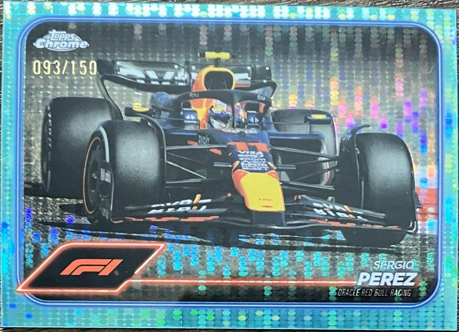 Sergio Perez [Aqua Sonar Refractor] #74
