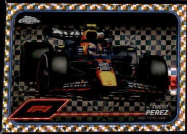 Sergio Perez [Checker Flag Gold Refractor] #74