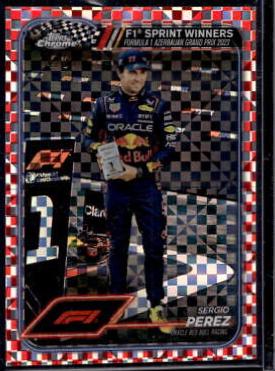 Sergio Perez [Checker Flag Red Refractor] #148