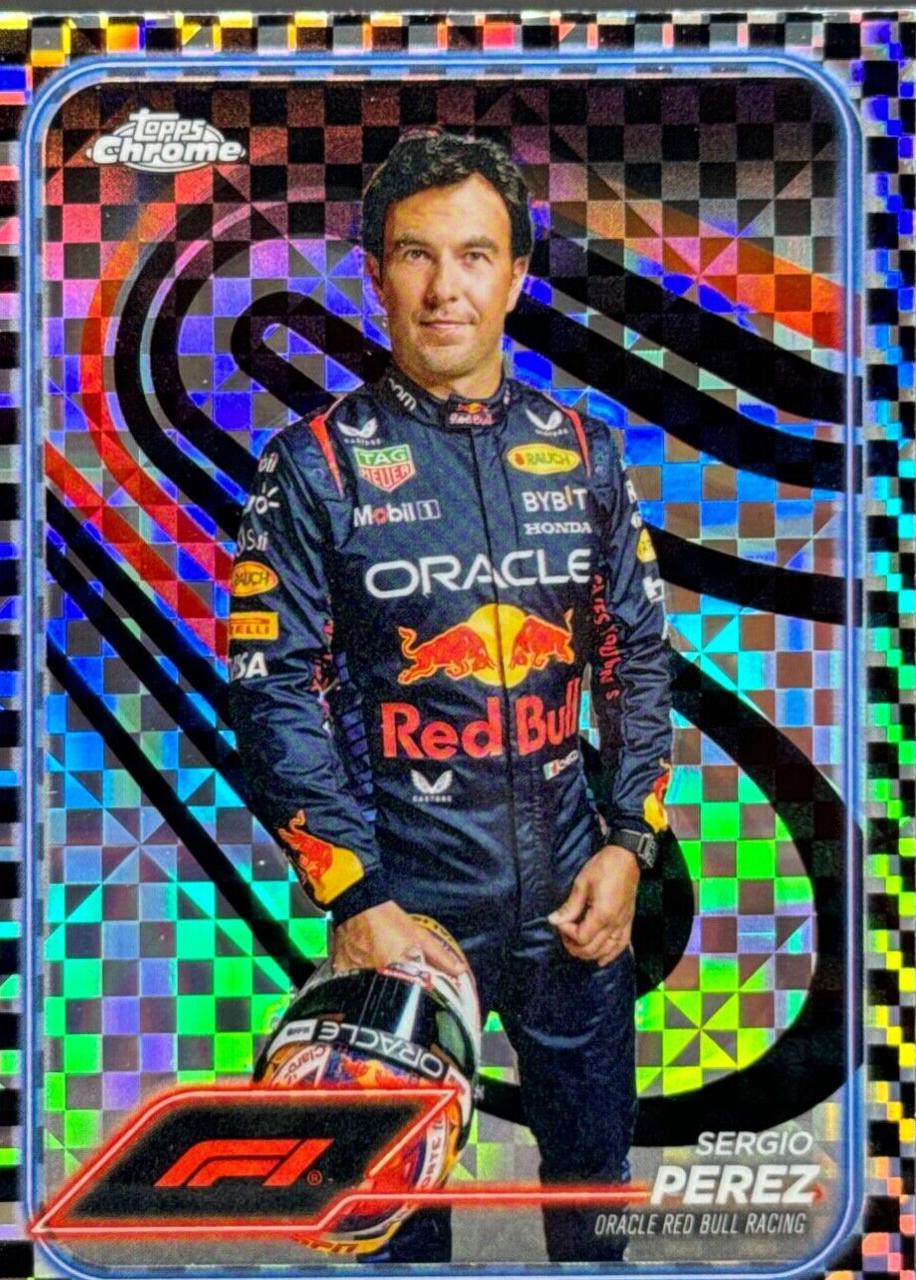 Sergio Perez [Checker Flag Red Refractor] #2