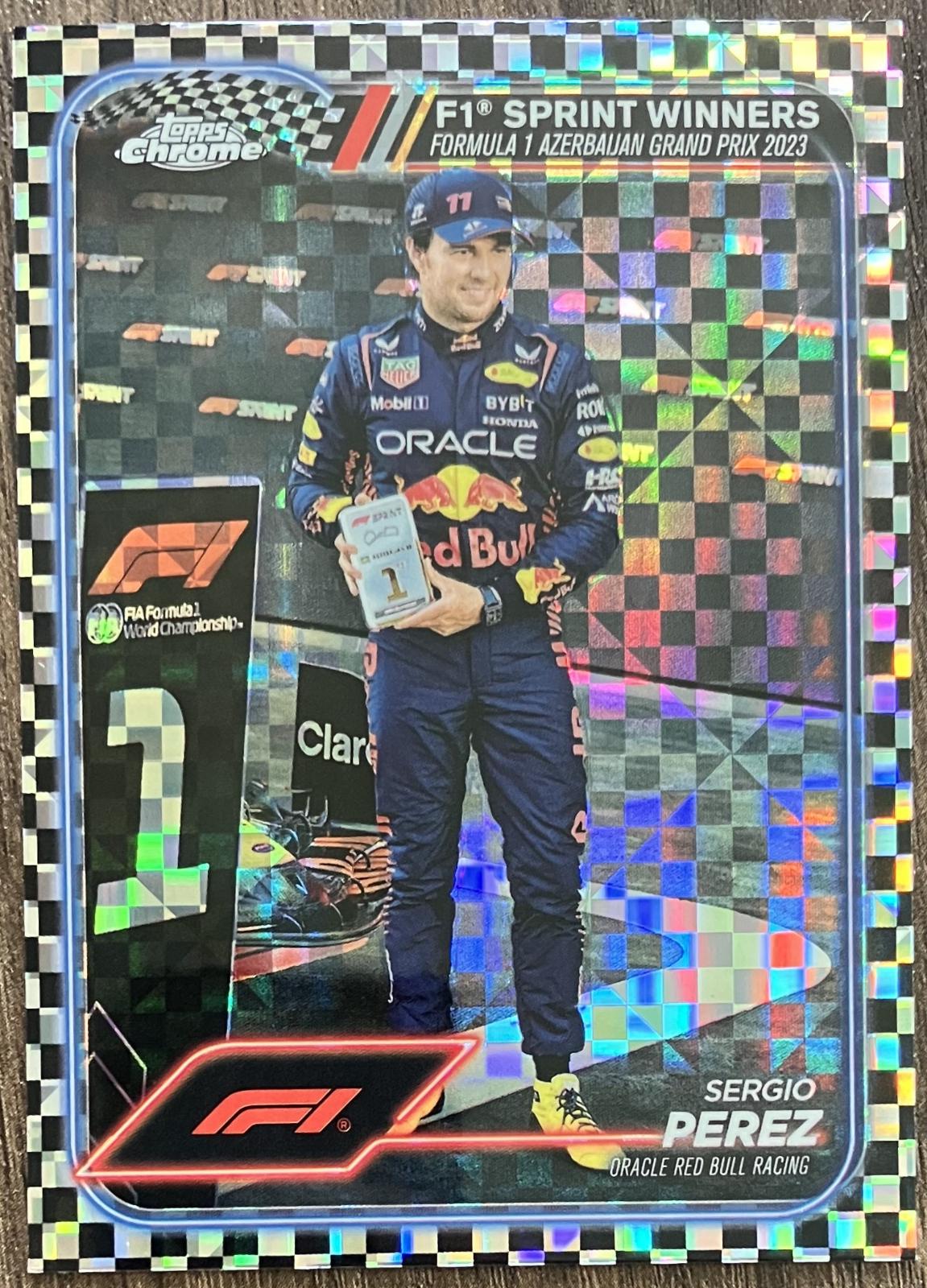 Sergio Perez [Checker Flag Refractor] #148