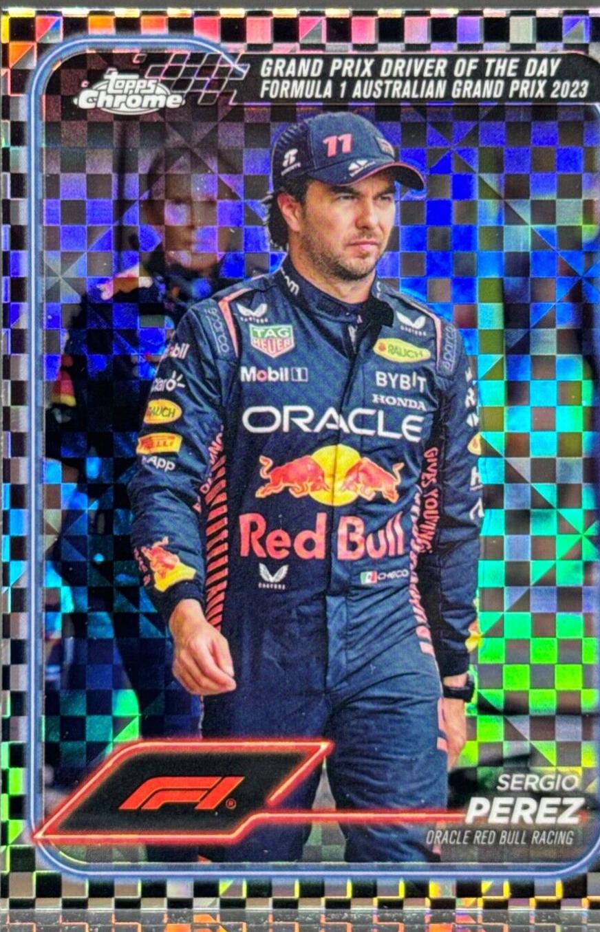 Sergio Perez [Checker Flag Refractor] #161