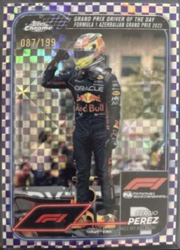 Sergio Perez [Checker Flag Refractor] #162