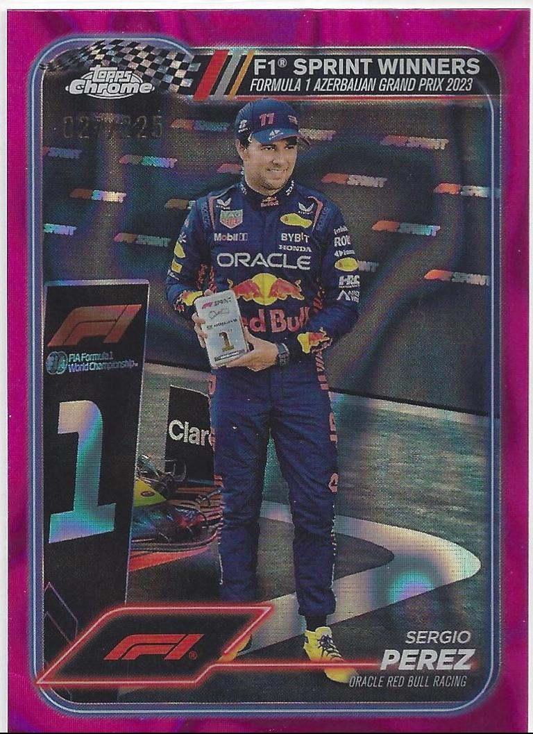 Sergio Perez [Fuchsia Lava Refractor] #148
