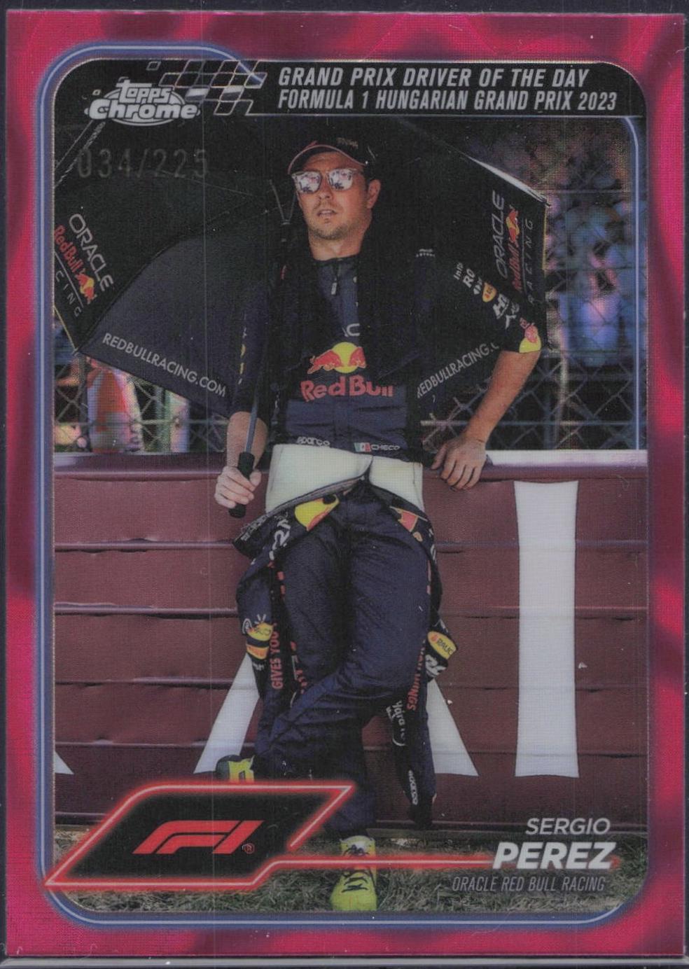 Sergio Perez [Fuchsia Lava Refractor] #169