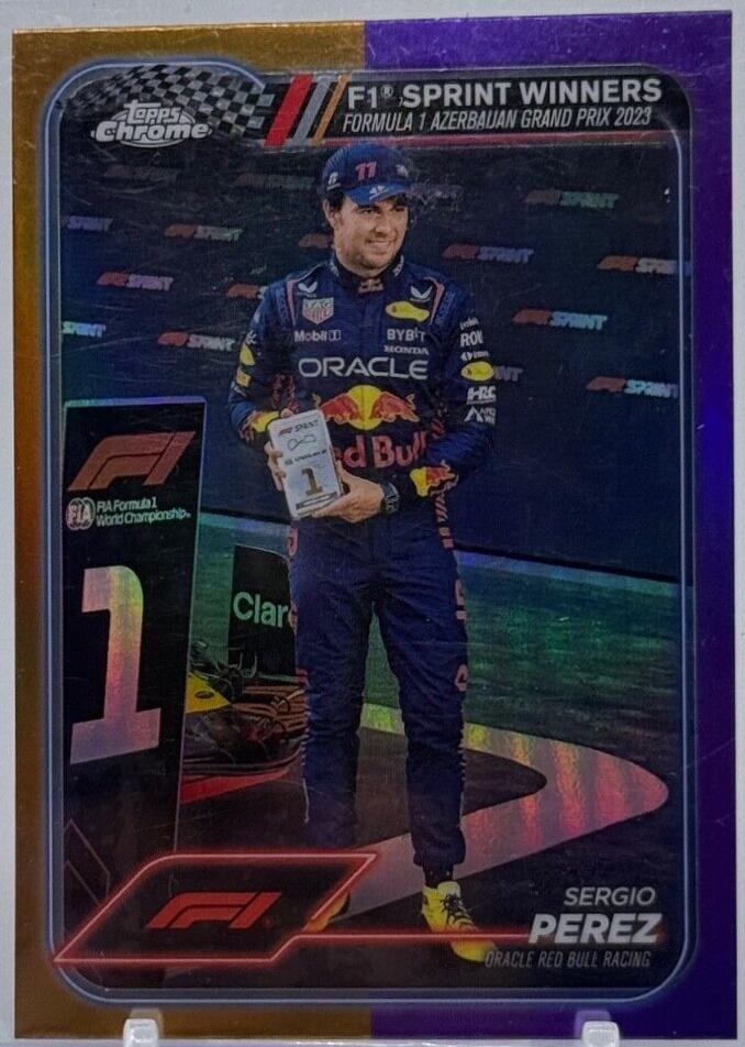 Sergio Perez [Gold Purple Refractor] #148