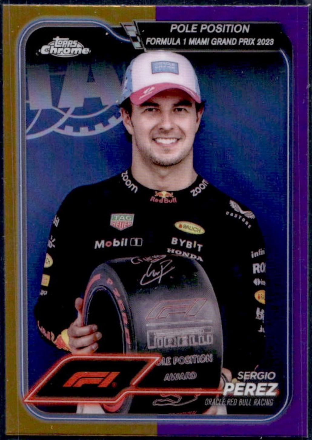 Sergio Perez [Gold Purple Refractor] #156