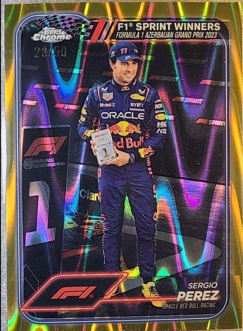 Sergio Perez [Gold RayWave Refractor] #148