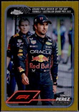 Sergio Perez [Gold Refractor] #161