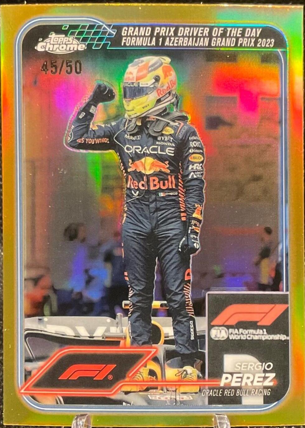 Sergio Perez [Gold Refractor] #162