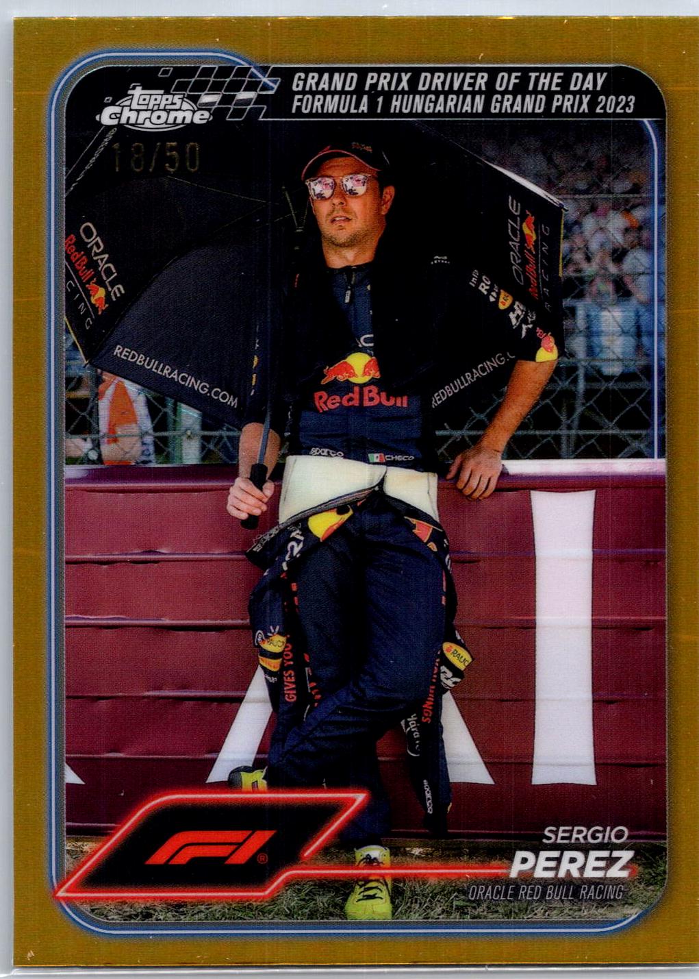 Sergio Perez [Gold Refractor] #169