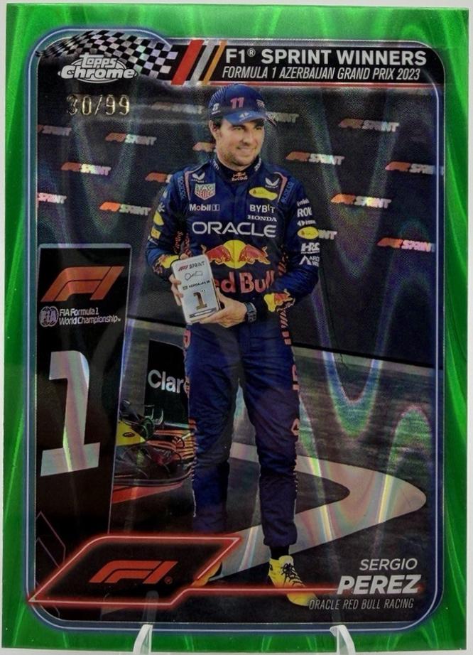 Sergio Perez [Green RayWave Refractor] #148