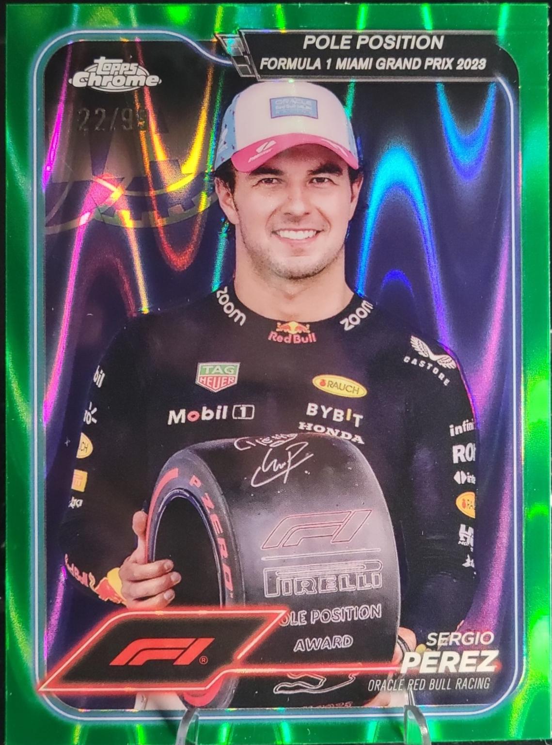 Sergio Perez [Green RayWave Refractor] #156