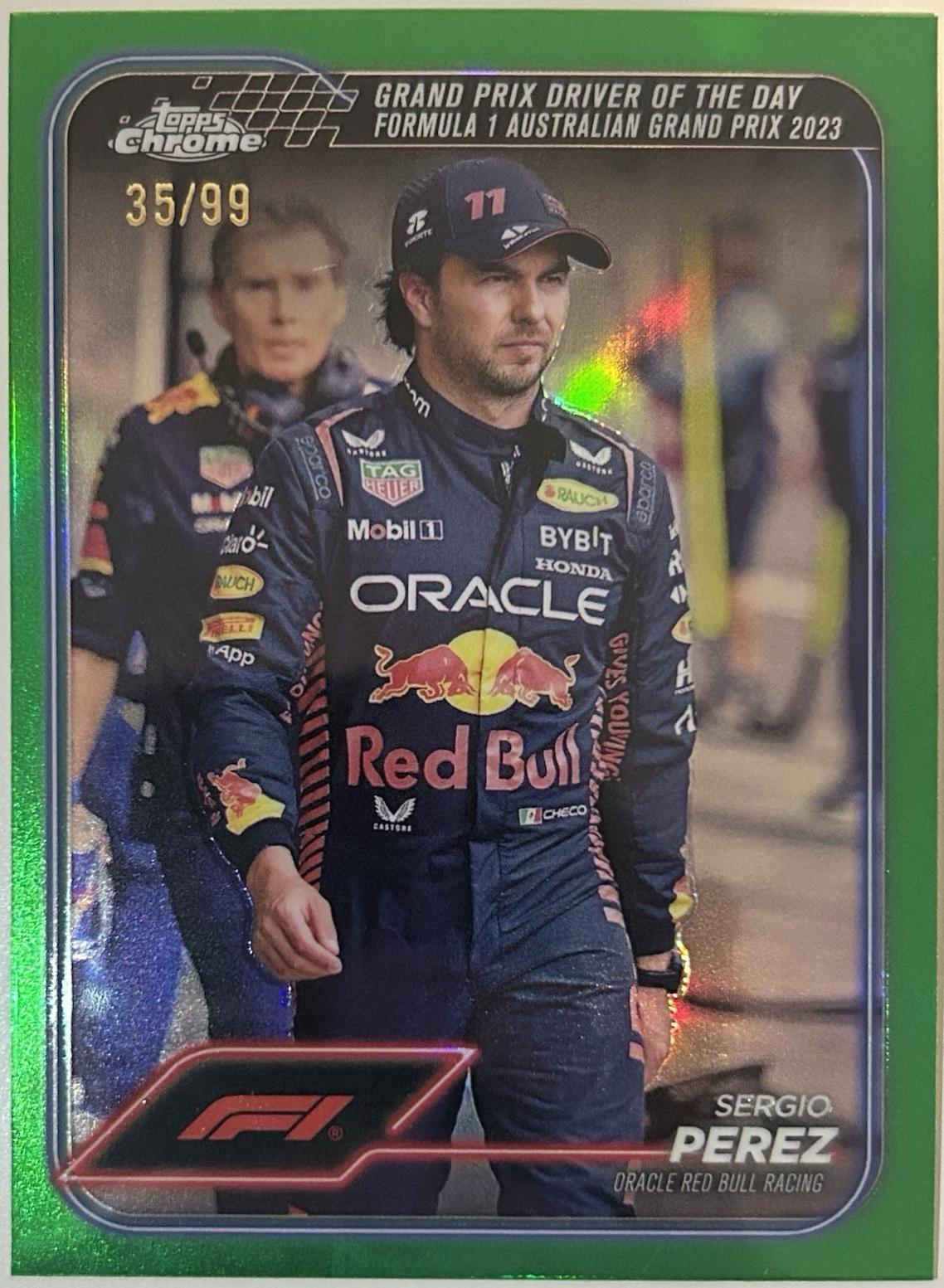 Sergio Perez [Green Refractor] #161
