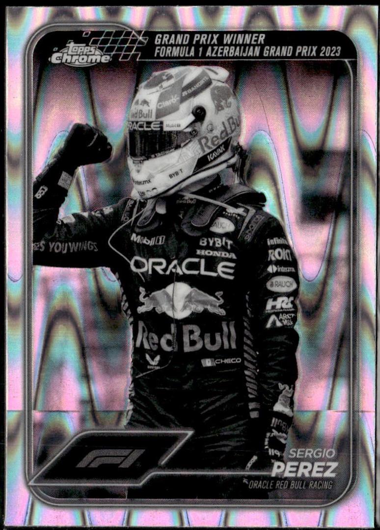 Sergio Perez [Orange RayWave Refractor] #146