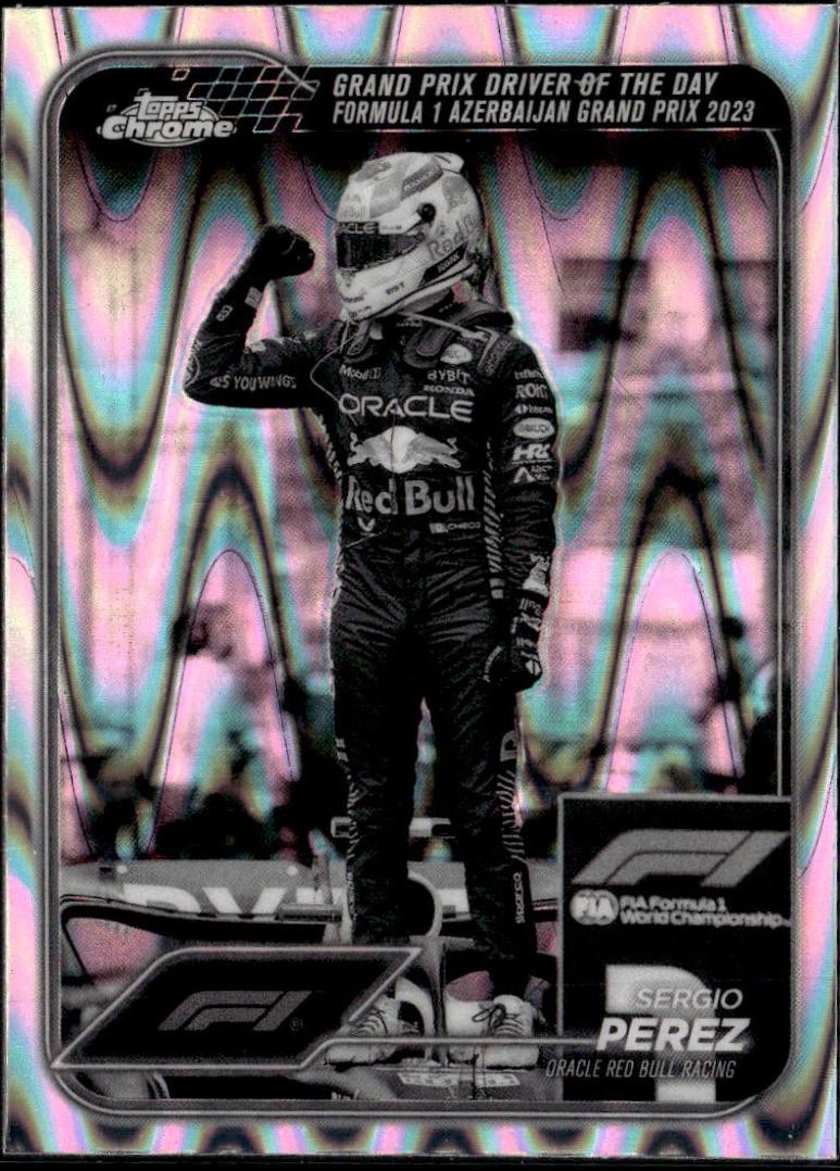 Sergio Perez [Orange RayWave Refractor] #162
