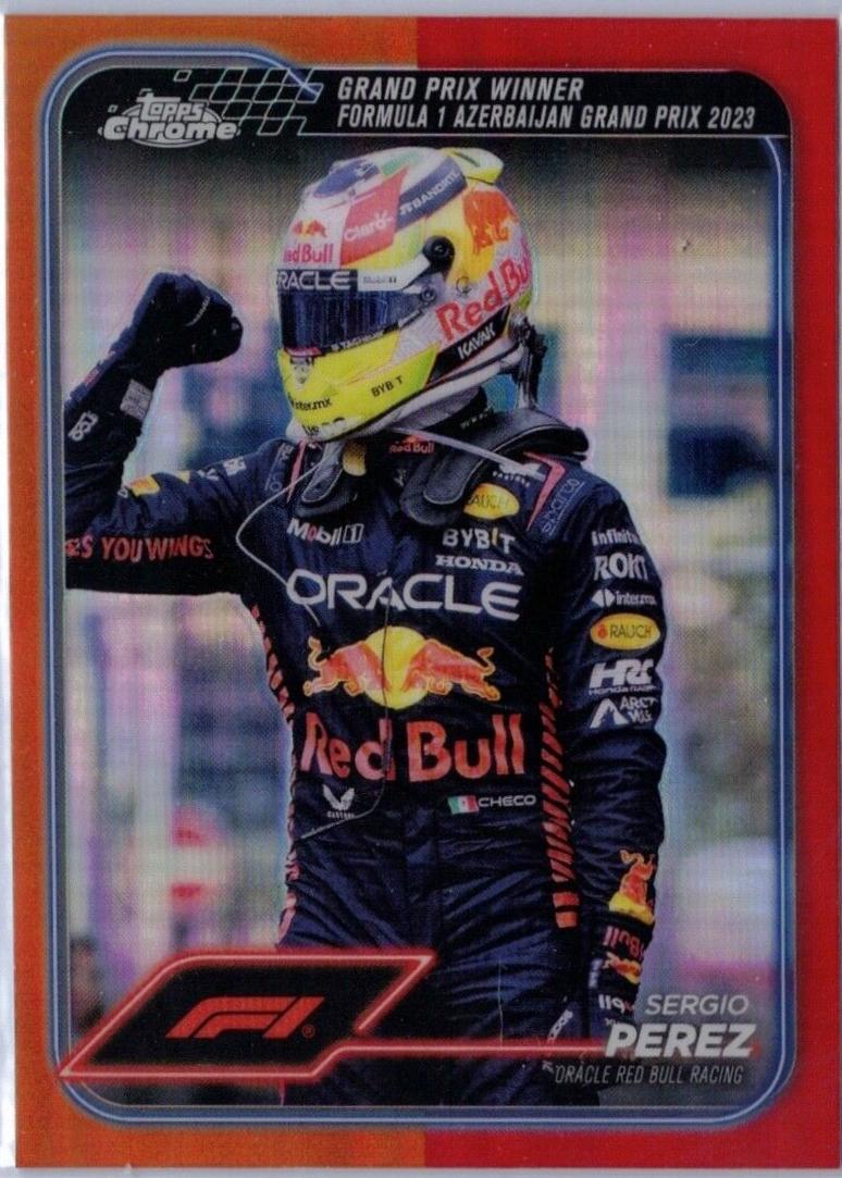 Sergio Perez [Orange Red Refractor] #146