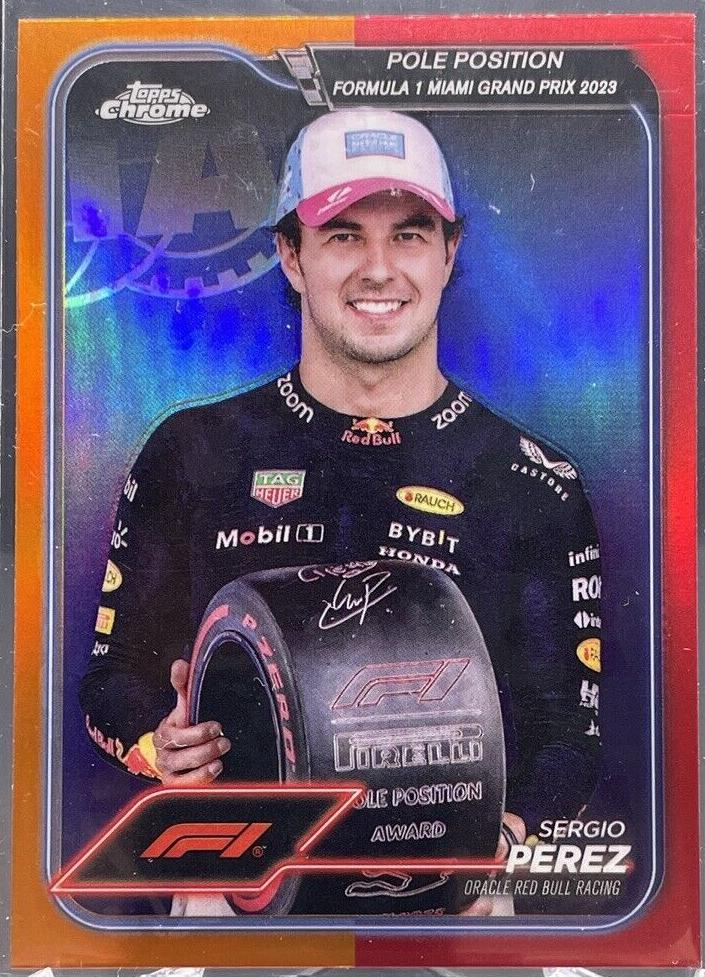 Sergio Perez [Orange Red Refractor] #156