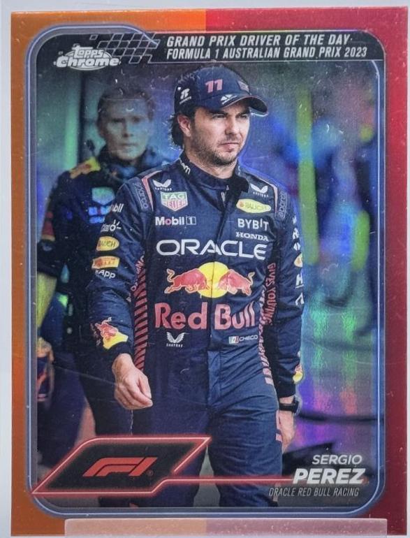 Sergio Perez [Orange Red Refractor] #161
