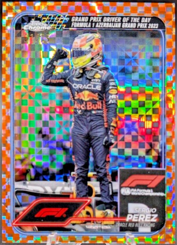 Sergio Perez [Orange Red Refractor] #162