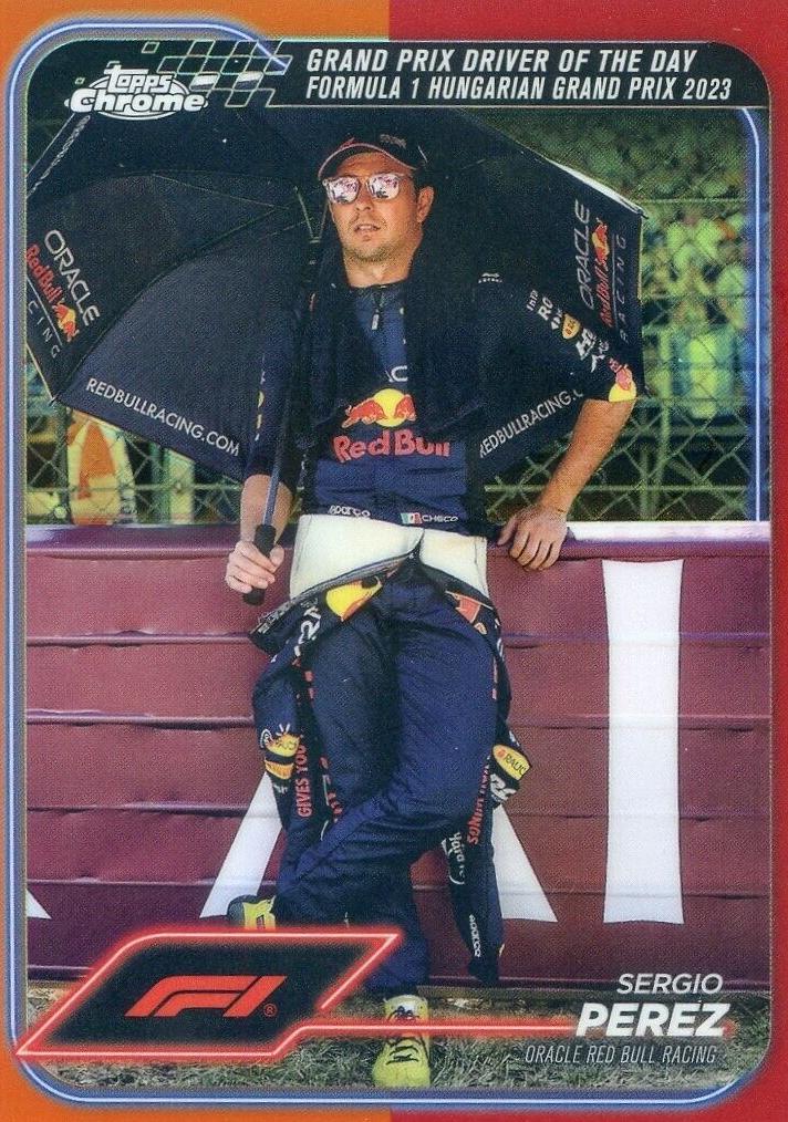 Sergio Perez [Orange Red Refractor] #169